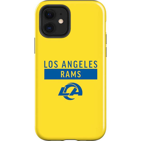 NFL Los Angeles Rams White Performance Series iPhone 12 Impact Case