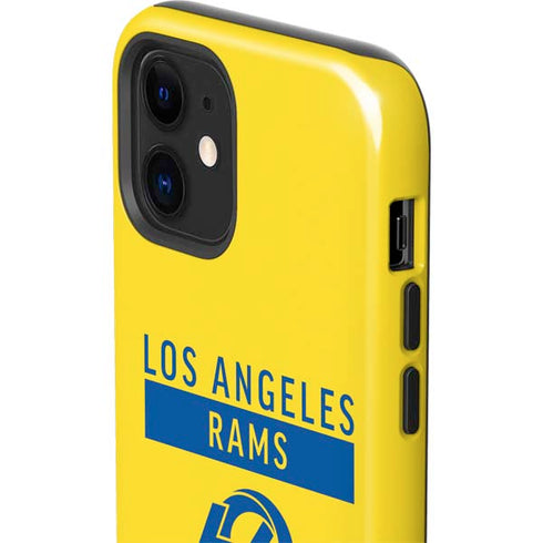 NFL Los Angeles Rams White Performance Series iPhone 12 Impact Case