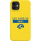 NFL Los Angeles Rams White Performance Series iPhone 12 Mini Lite Case