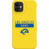 NFL Los Angeles Rams White Performance Series iPhone 12 Mini Lite Case