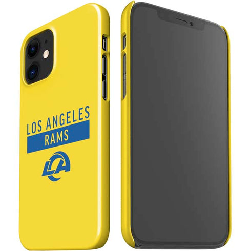 NFL Los Angeles Rams White Performance Series iPhone 12 Mini Lite Case
