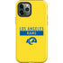 NFL Los Angeles Rams White Performance Series iPhone 12 Pro Impact Case