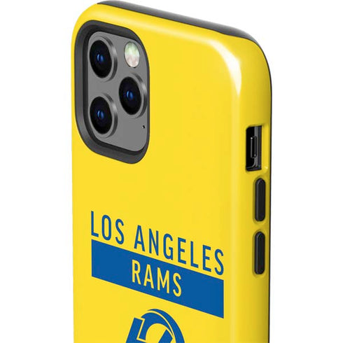 NFL Los Angeles Rams White Performance Series iPhone 12 Pro Impact Case