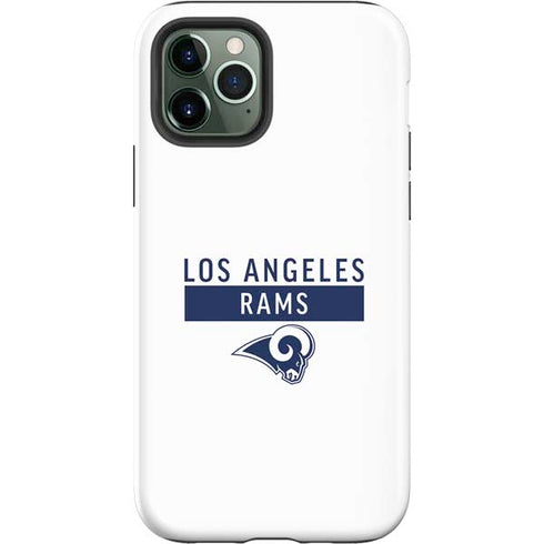 NFL Los Angeles Rams White Performance Series iPhone 12 Pro Max Impact Case