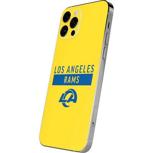 NFL Los Angeles Rams White Performance Series iPhone 12 Pro Skin