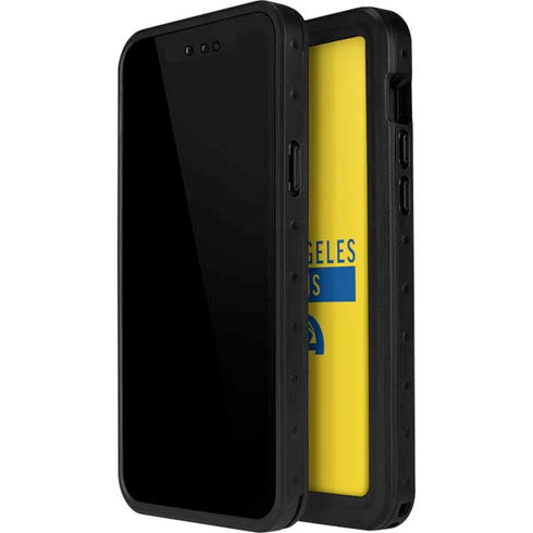 NFL Los Angeles Rams White Performance Series iPhone 12 Pro Waterproof Case