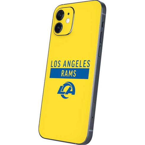 NFL Los Angeles Rams White Performance Series iPhone 12 Skin
