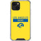 NFL Los Angeles Rams White Performance Series iPhone 13 Mini Clear Case