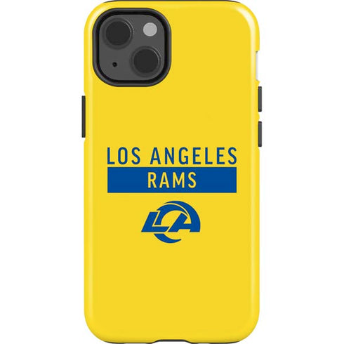 NFL Los Angeles Rams White Performance Series iPhone 15 Impact Case