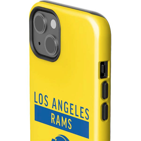 NFL Los Angeles Rams White Performance Series iPhone 15 Impact Case