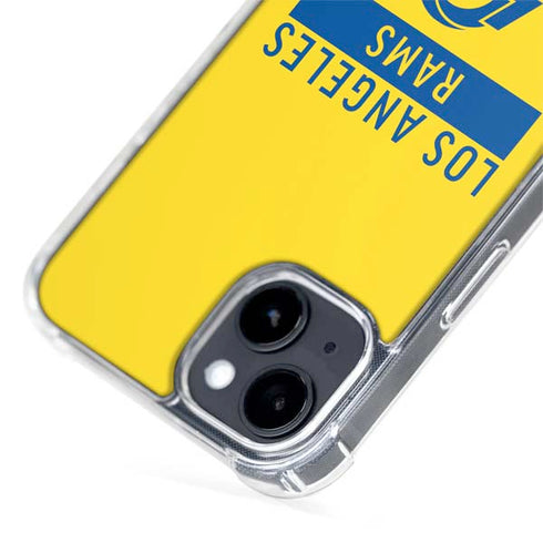 NFL Los Angeles Rams White Performance Series iPhone 15 Plus MagSafe Case