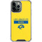 NFL Los Angeles Rams White Performance Series iPhone 14 Pro Max Clear Case