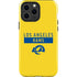 NFL Los Angeles Rams White Performance Series iPhone 15 Pro Max Impact Case