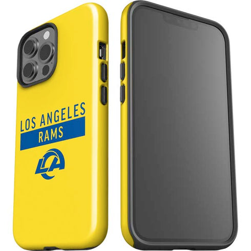 NFL Los Angeles Rams White Performance Series iPhone 15 Pro Max Impact Case