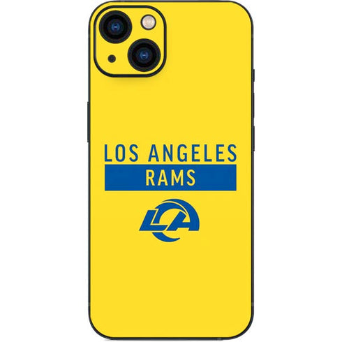 NFL Los Angeles Rams White Performance Series iPhone 14 Skin