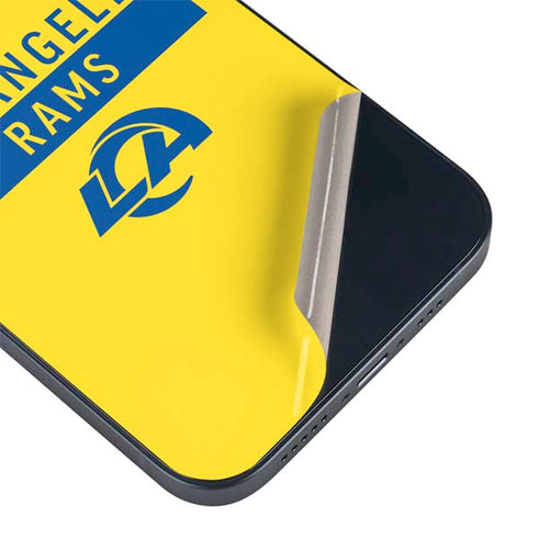 NFL Los Angeles Rams White Performance Series iPhone 14 Skin