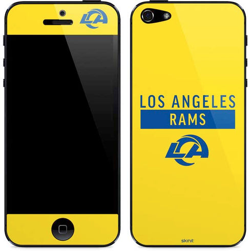 NFL Los Angeles Rams White Performance Series iPhone 5/5s/5SE Skin