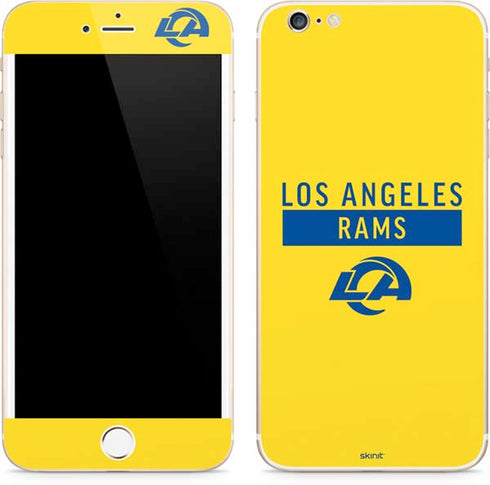 NFL Los Angeles Rams White Performance Series iPhone 6/6s Plus Skin