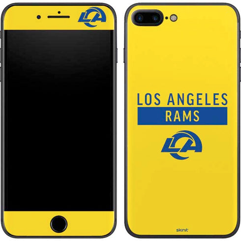 NFL Los Angeles Rams White Performance Series iPhone 8 Plus Skin