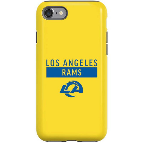 NFL Los Angeles Rams White Performance Series iPhone SE (2nd & 3rd Gen) Pro Case