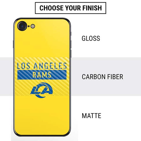 NFL Los Angeles Rams White Performance Series iPhone SE (2nd & 3rd Gen) Skin