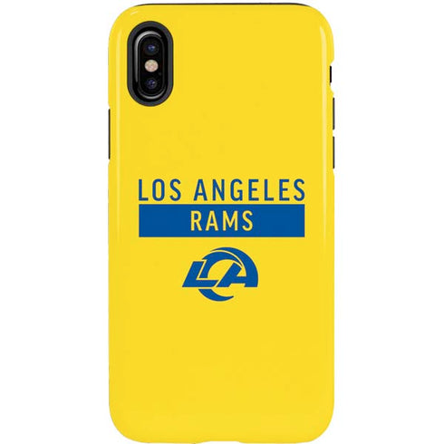 NFL Los Angeles Rams White Performance Series iPhone X Pro Case