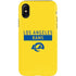 NFL Los Angeles Rams White Performance Series iPhone X Pro Case