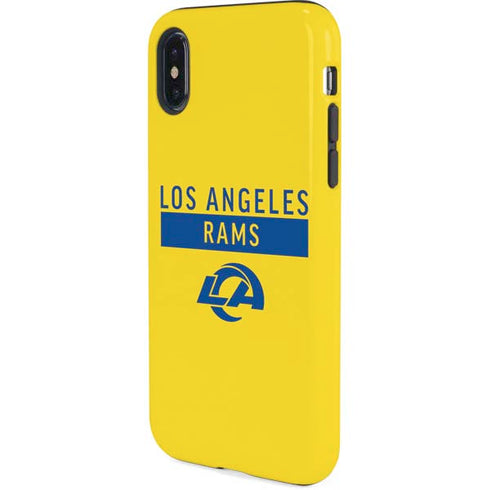 NFL Los Angeles Rams White Performance Series iPhone X Pro Case