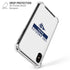 NFL Los Angeles Rams White Performance Series iPhone X/XS Clear Case
