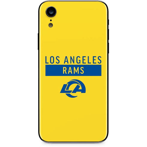 NFL Los Angeles Rams White Performance Series iPhone XR Skin