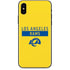 NFL Los Angeles Rams White Performance Series iPhone XS Max Skin