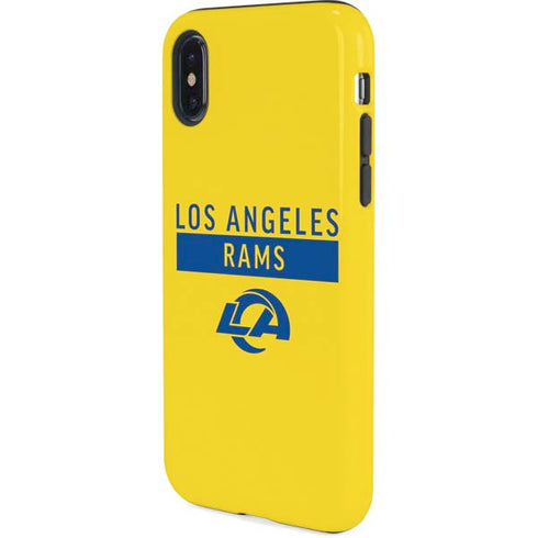 NFL Los Angeles Rams White Performance Series iPhone XS Pro Case