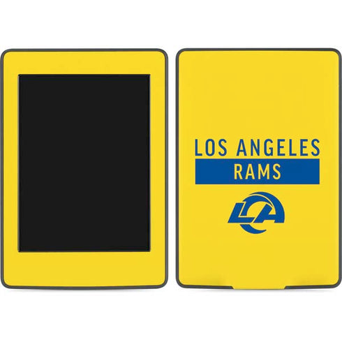 NFL Los Angeles Rams White Performance Series Amazon Kindle Skin