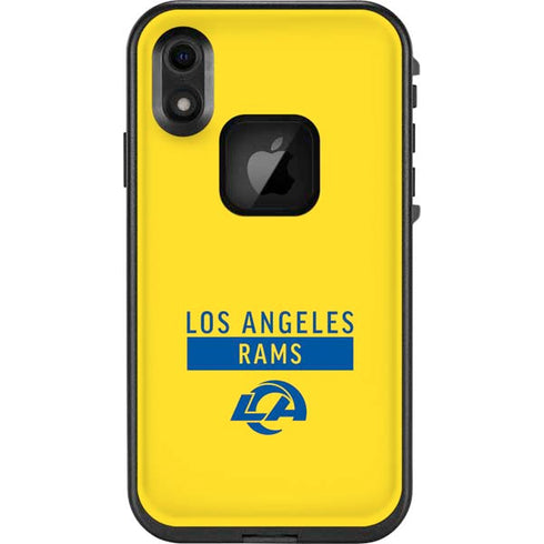 NFL Los Angeles Rams White Performance Series LifeProof Fre iPhone Skin