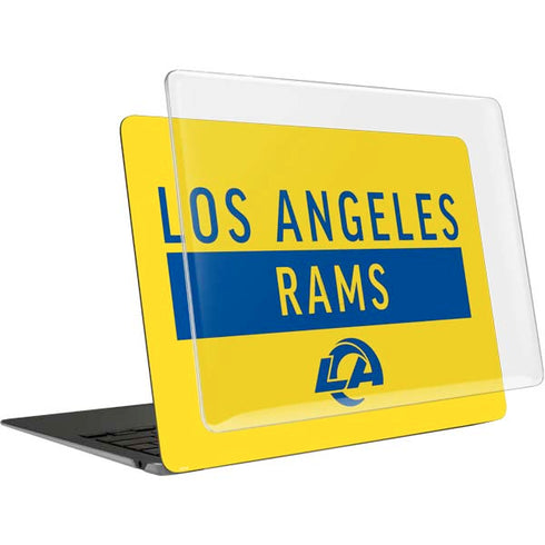 NFL Los Angeles Rams White Performance Series MacBook Air 13in M1 (2021) Case plus Skin
