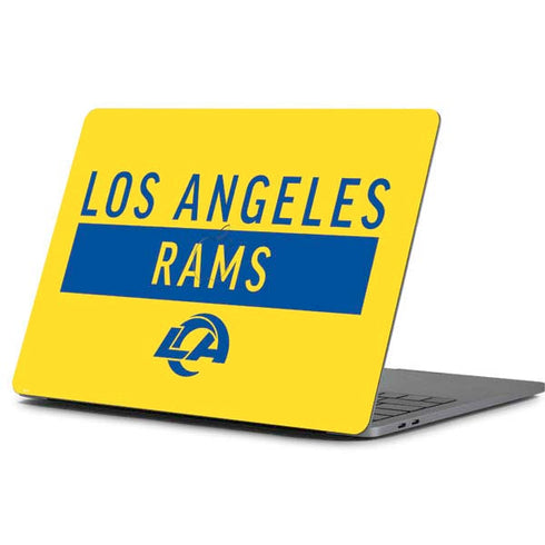 NFL Los Angeles Rams White Performance Series Apple MacBook Pro 13-inch Skin