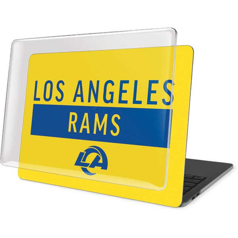 NFL Los Angeles Rams White Performance Series MacBook Pro 16in (2019-20) Case plus Skin