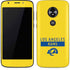 NFL Los Angeles Rams White Performance Series Moto E5 Play Skin
