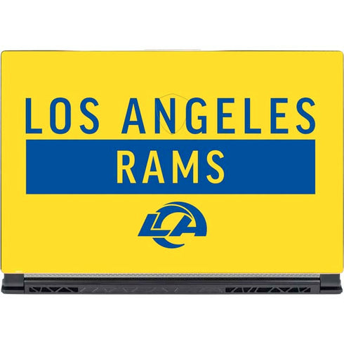 NFL Los Angeles Rams White Performance Series MSI GS65 Stealth Laptop Skin