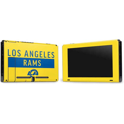 NFL Los Angeles Rams White Performance Series Nintendo Switch Bundle Skin