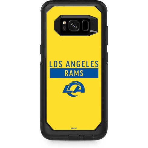 NFL Los Angeles Rams White Performance Series Otterbox Commuter Galaxy Skin