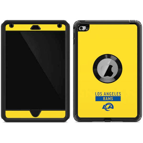 NFL Los Angeles Rams White Performance Series Otterbox Defender iPad Skin