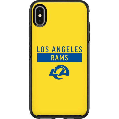 NFL Los Angeles Rams White Performance Series Otterbox Symmetry iPhone Skin