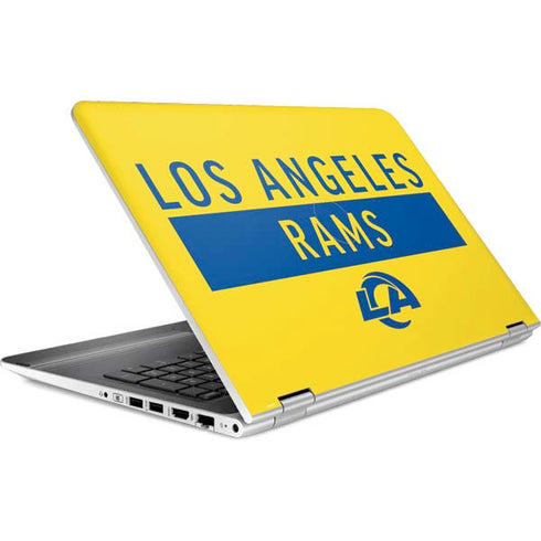 NFL Los Angeles Rams White Performance Series HP Pavilion Skin