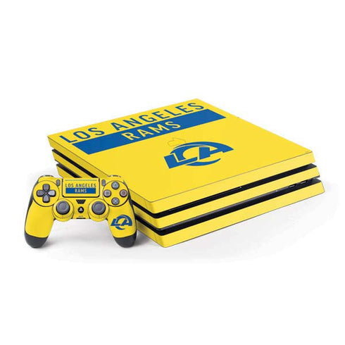 NFL Los Angeles Rams White Performance Series PS4 Pro Bundle Skin