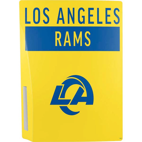 NFL Los Angeles Rams White Performance Series PS5 Bundle Skin