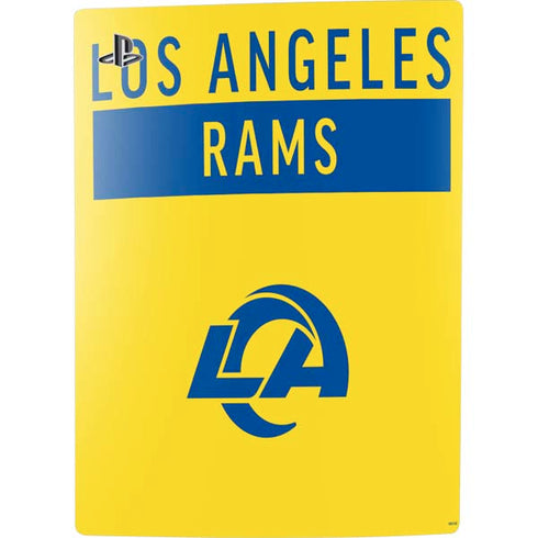 NFL Los Angeles Rams White Performance Series PS5 Digital Edition Bundle Skin