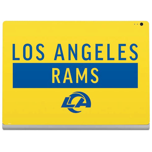 NFL Los Angeles Rams White Performance Series Surface Book 2 13.5in Skin