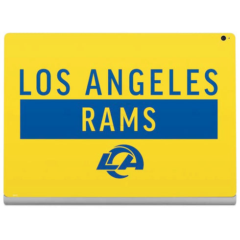 NFL Los Angeles Rams White Performance Series Surface Book 2 15in Skin