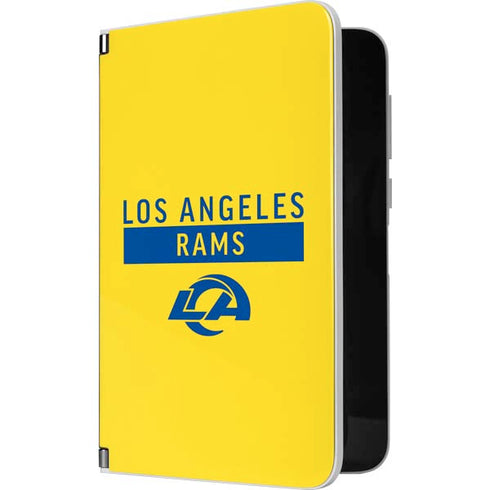 NFL Los Angeles Rams White Performance Series Surface Duo Skin